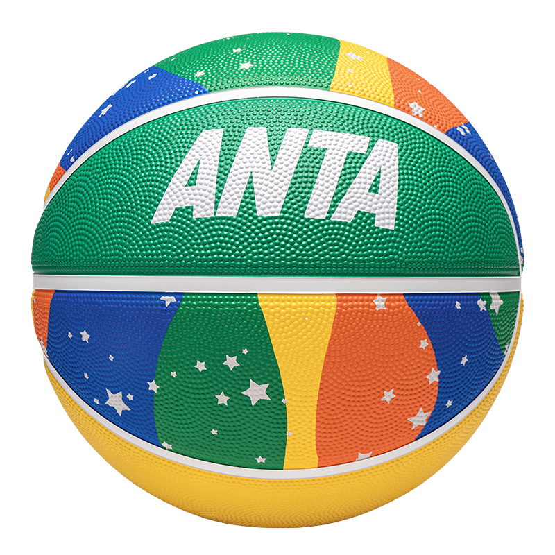 Anta Rubber Basketball Star Radiant Green Size 7/Size 5 Ball Street Training Competition Unisex China Mainland Version