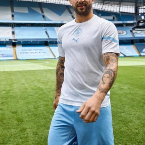 PUMA Manchester City FC T Shirt Manchester City Unisex White