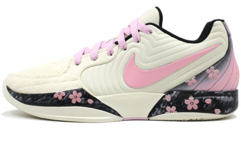 Nike Ja Morant 2 Cushioning Low top Basketball Shoes Men’s Beige Pink