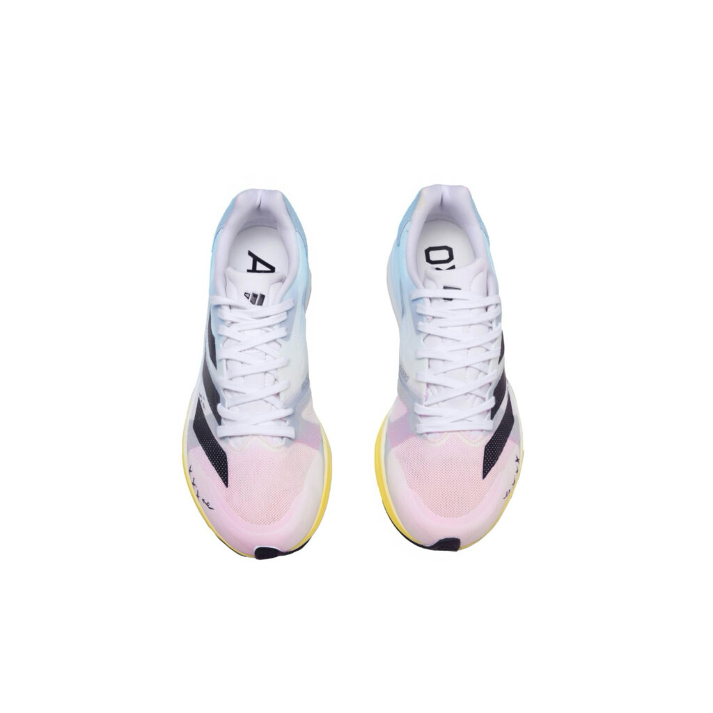 Adidas Adizero RC 4 Abrasion Resistant, Breathable, And Quick Dry Low top Running Shoes Men’s Pink Blue