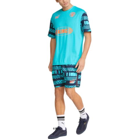 PUMA Manchester City Football Club Soccer Jerseys Men’s Blue Moderate