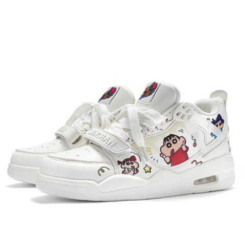 Crayon Shinchan High top Vintage Basketball Shoes Unisex