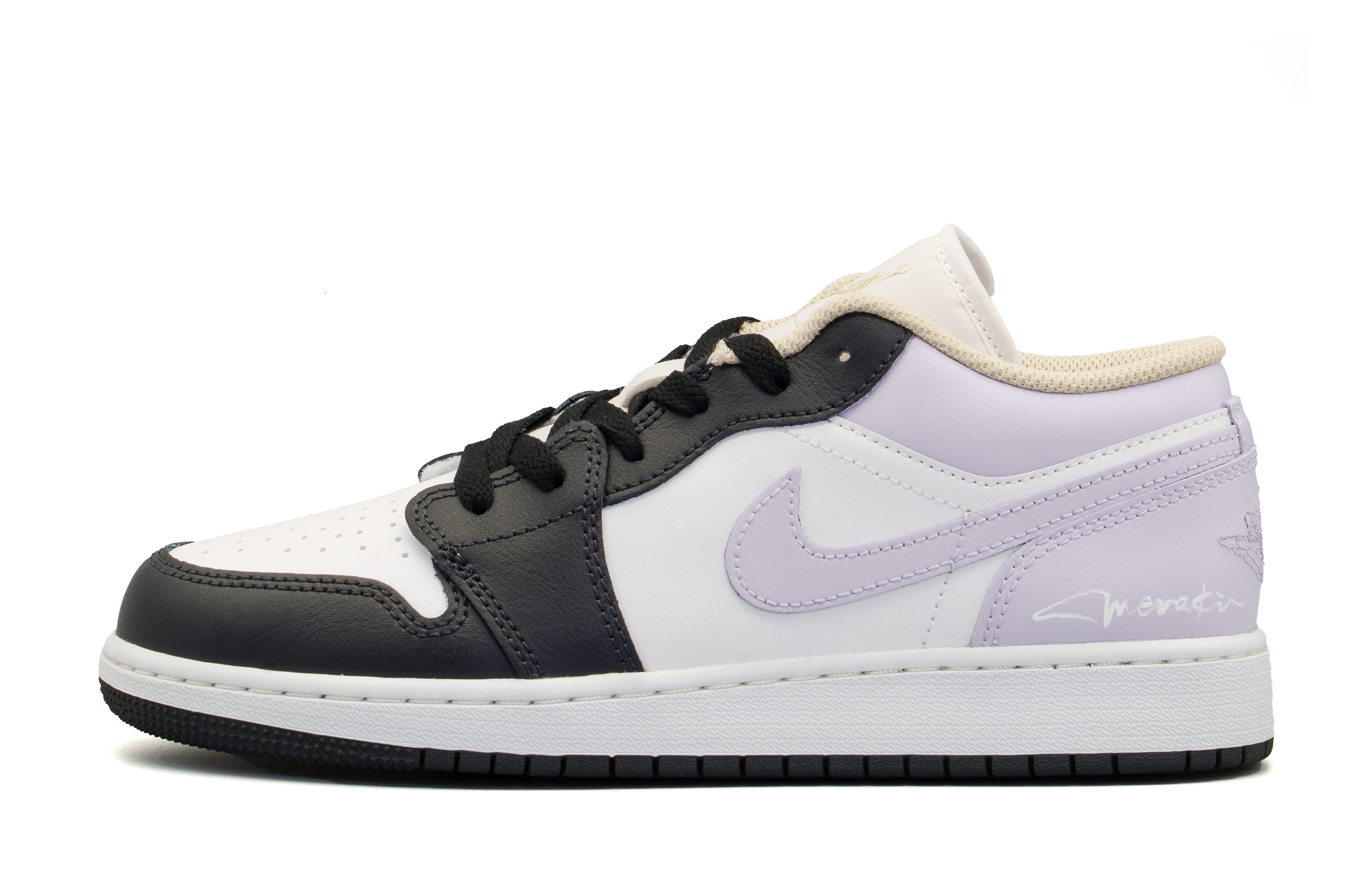 Jordan Air Jordan 1 Leather Cushioning Abrasion Resistant Cushioning, Wear Resistant Low top Vintage Basketball Shoes