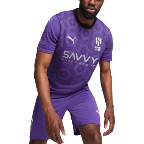 PUMA REPLICA Al Hilal Saudi F.C.Third Replica Jersey Men Soccer Jersey Men’s Purple