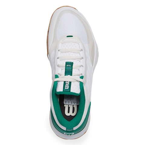 Wilson Cushioning Abrasion Resistant Coverage Support Low top Tennis Shoes Women’s White Green