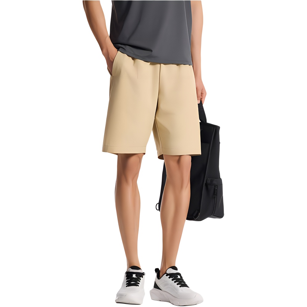 Anta Variety Training Collection Sports Shorts Men’s Light Brown