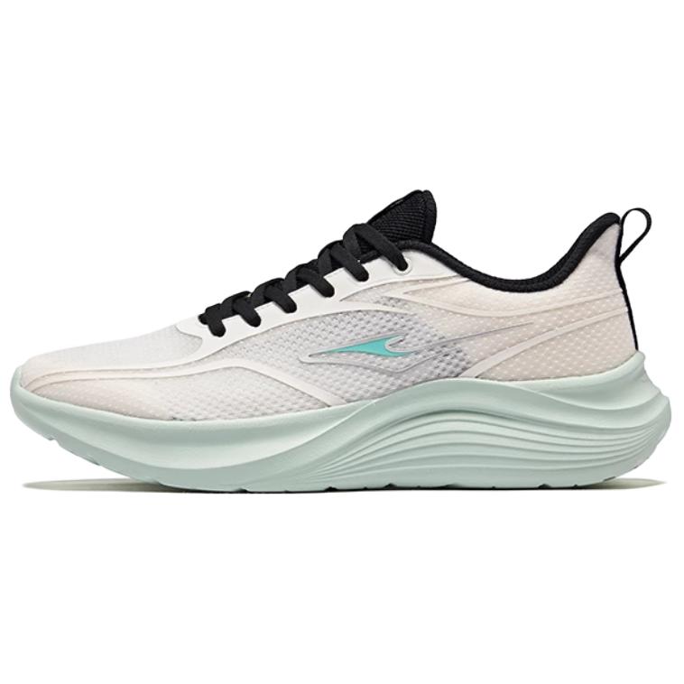 Erke Breathable Abrasion Resistant Breathable And Wear resistant Low top Casual Running Shoes Men’s White Green