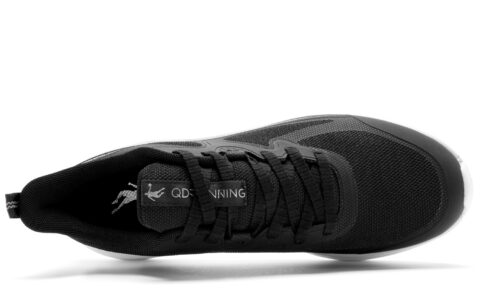 QIAODAN Feiyue Running Shoes Men’s Low Top Black Jordan White