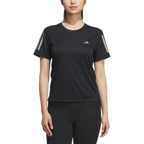 Adidas Own The Run Running T Shirt Women’s Black/Dark Silver Gray