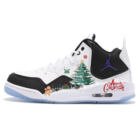 Jordan Courtside 23 Vintage Basketball Shoes Unisex Mid Top Black/White
