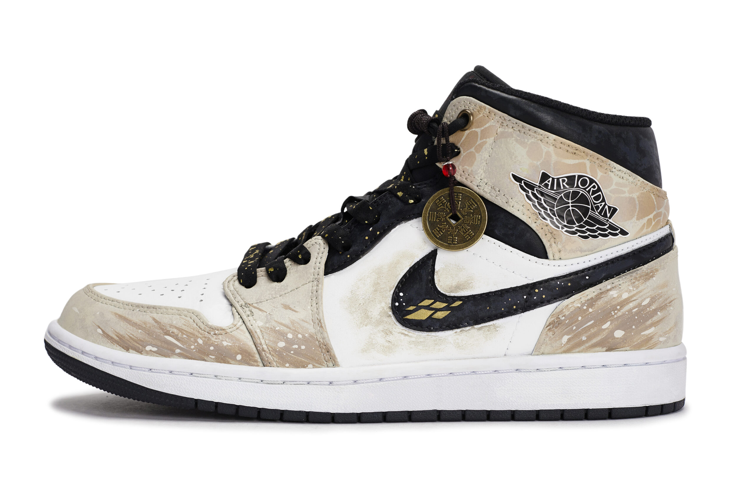Jordan Air Jordan 1 811 Manufacturing, Copper Python Flying Sand, Cloud Traveling Across The Globe, Special Shoe Box