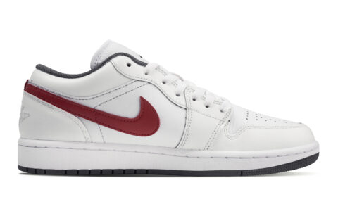 Jordan Air Jordan 1 Speed Phantom Slip Resistant Abrasion Resistant Low top Vintage Basketball Shoes Unisex White