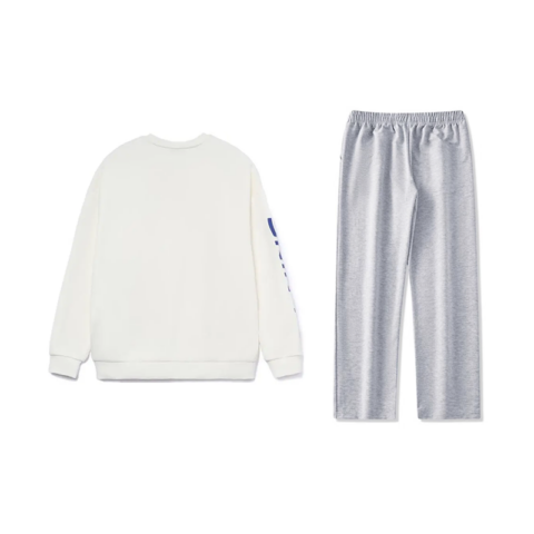 Li Ning Casual Sportswear Unisex White+Light Heather Gray