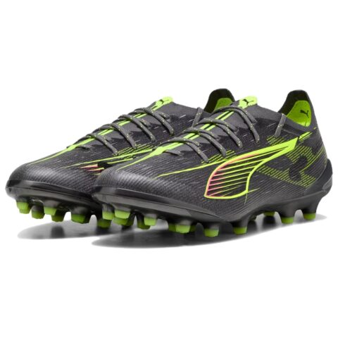 PUMA ULTRA 5 ULTIMATE AG Artificial Ground Soccer Shoes Men’s Silver Yellow