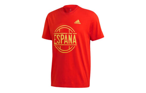 Adidas Soccer Jerseys Men's Red Moderate Straight Fit