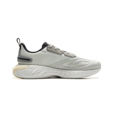 Li Ning Cushioning Abrasion Resistant Cushioning, Wear Resistant Low top Casual Running Shoes Men’s Waterdrop Gray