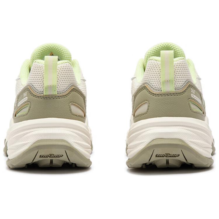 361° Slip Resistant Abrasion Resistant Low top Casual Running Shoes Women’s Beige Green