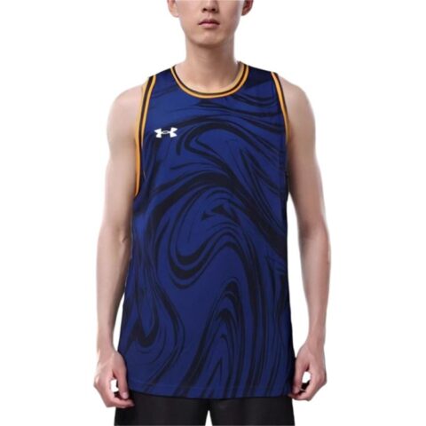 Under Armour Basketball Jersey Men’s Dark Blue/Orange Edge