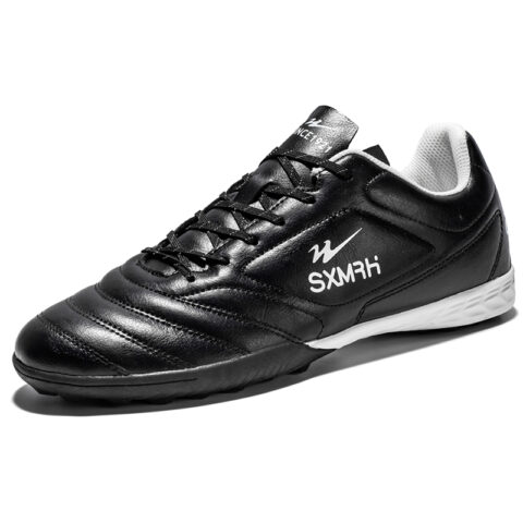 Binary TF Turf Cushioning Abrasion Resistant Lightweight Slip Resistant Soccer Shoes Unisex Black