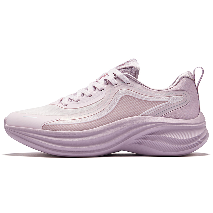 Erke Cushioning Height Increasing Low top Casual Running Shoes Women’s Fresh Pink Lotus