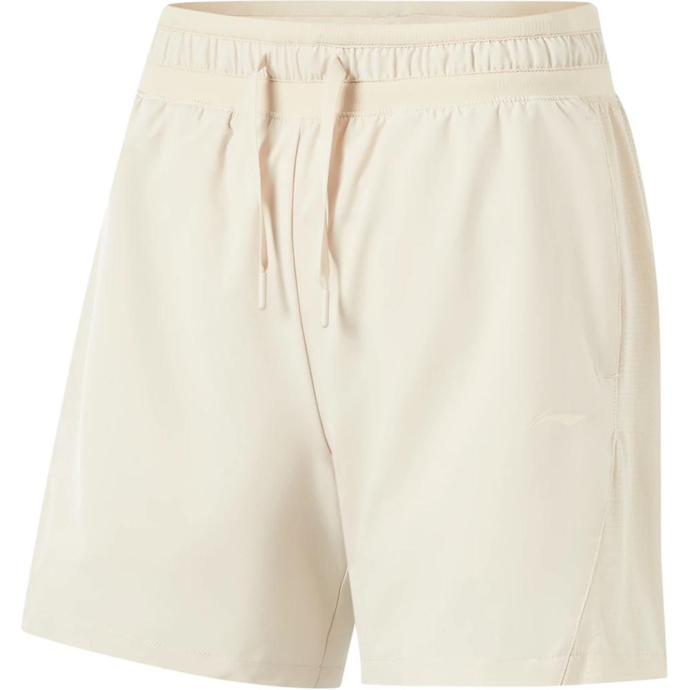 Li Ning Fitness Series Sports Shorts Women's Oat Gray