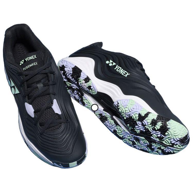 YONEX Abrasion Resistant Low top Tennis Shoes Unisex Black White