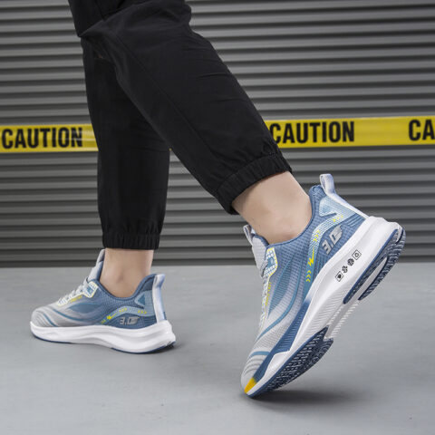 Binary Low top Running Shoes Unisex Gray Blue