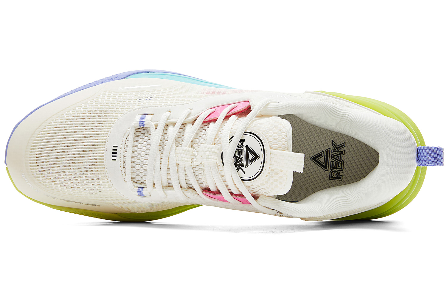PEAK Ranger 2 Basketball Shoes Men’s Low Top White Green Purple