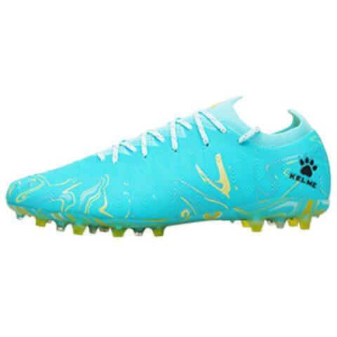 KELME MG Multi Ground Artificial Turf Slip Resistant Abrasion Resistant Soccer Shoes Men’s Blue
