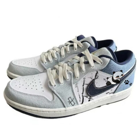 Jordan Air Jordan 1 Vintage Basketball Shoes Men’s Low Top White/Blue