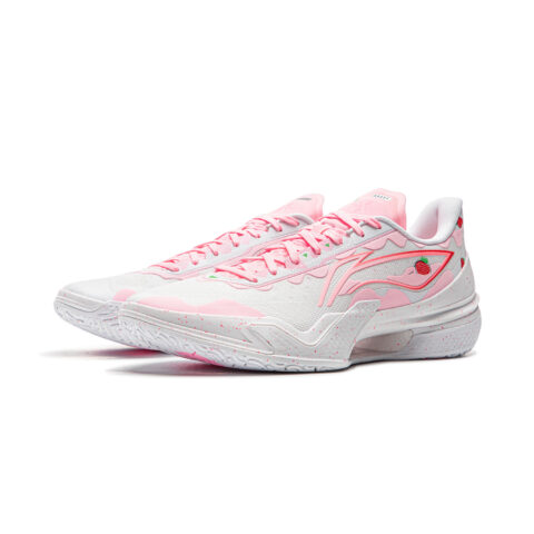 Li Ning Blade 5 Low top Performance Basketball Shoes Men’s Valentine’s Day Colorway White & Pink