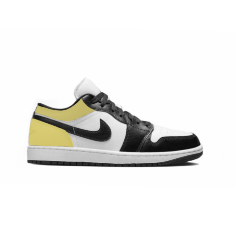 Jordan Air Jordan 1 Cushioning Slip Resistant Low top Vintage Basketball Shoes Women’s Yellow