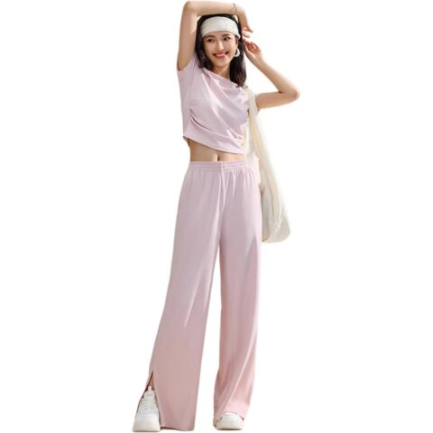 Anta Variety Training Collection Sports Pants Women’s Soft Pink