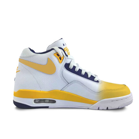 Nike Flight Legacy Leather Cushioning Slip Resistant Abrasion Resistant Mid top Vintage Basketball Shoes Men’s