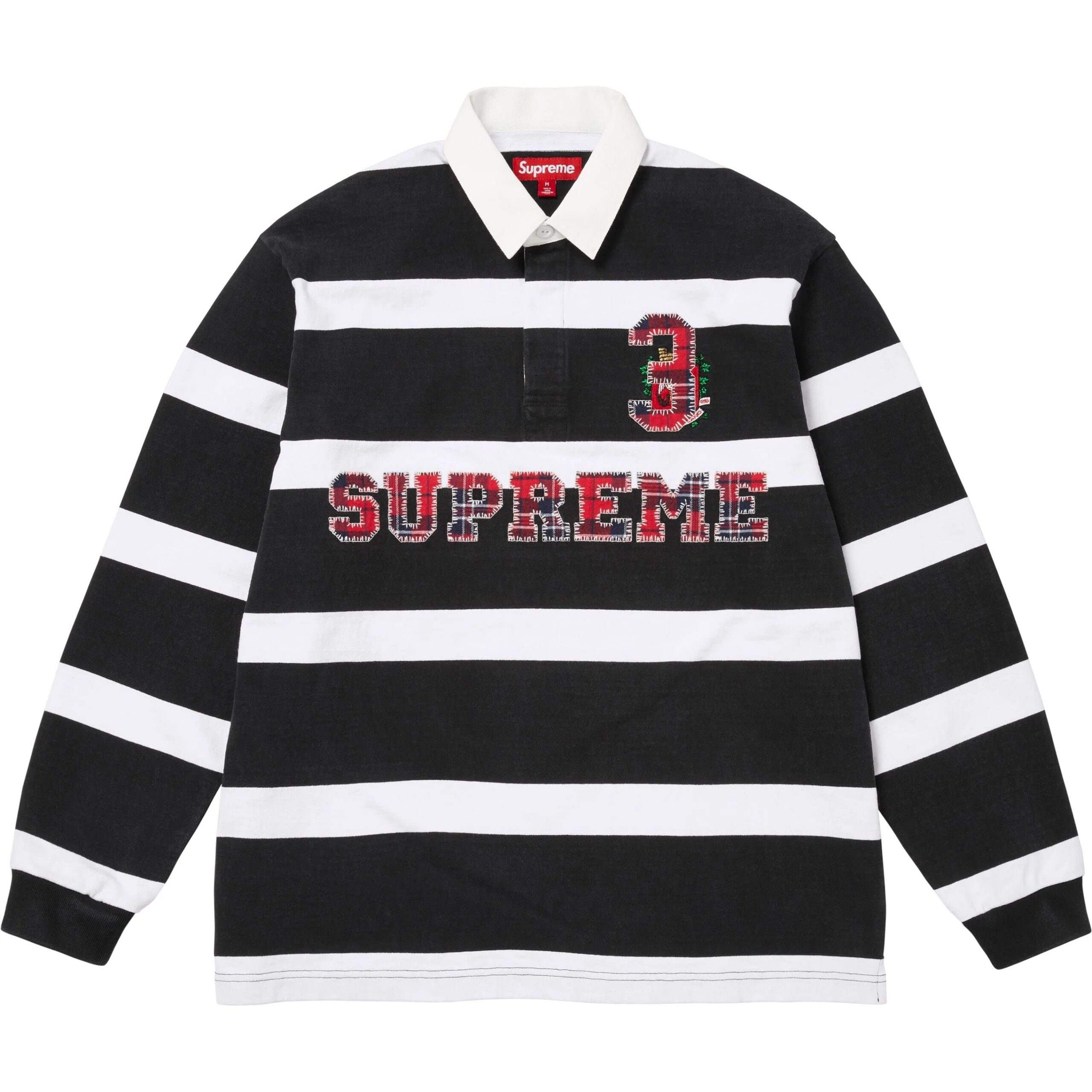 Supreme FW25 WEEK1 Stripe Rugby Jersey Unisex