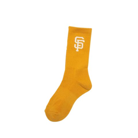 MLB Crew Socks Unisex Ginger Yellow