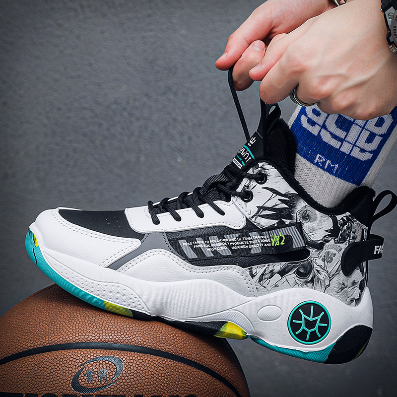 TONYBEAR Abrasion Resistant Abrasion Resistant Mid top Basketball Shoes Men’s
