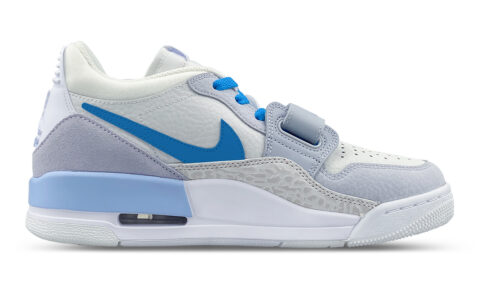 Jordan Legacy 312 Abrasion Resistant Low top Vintage Basketball Shoes Men’s White Blue