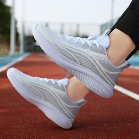 BIANSULONG Low top Running Shoes Men’s White Gray