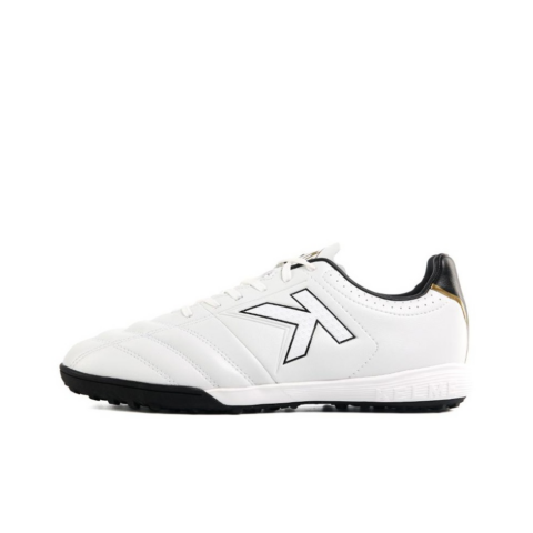 KELME TF Turf Slip Resistant Abrasion Resistant Slip Resistant Abrasion Resistant Soccer Shoes Men’s White Black