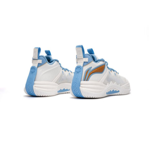 Li Ning Cushioning Slip Resistant Rebound Low top Basketball Shoes Men’s Ivory