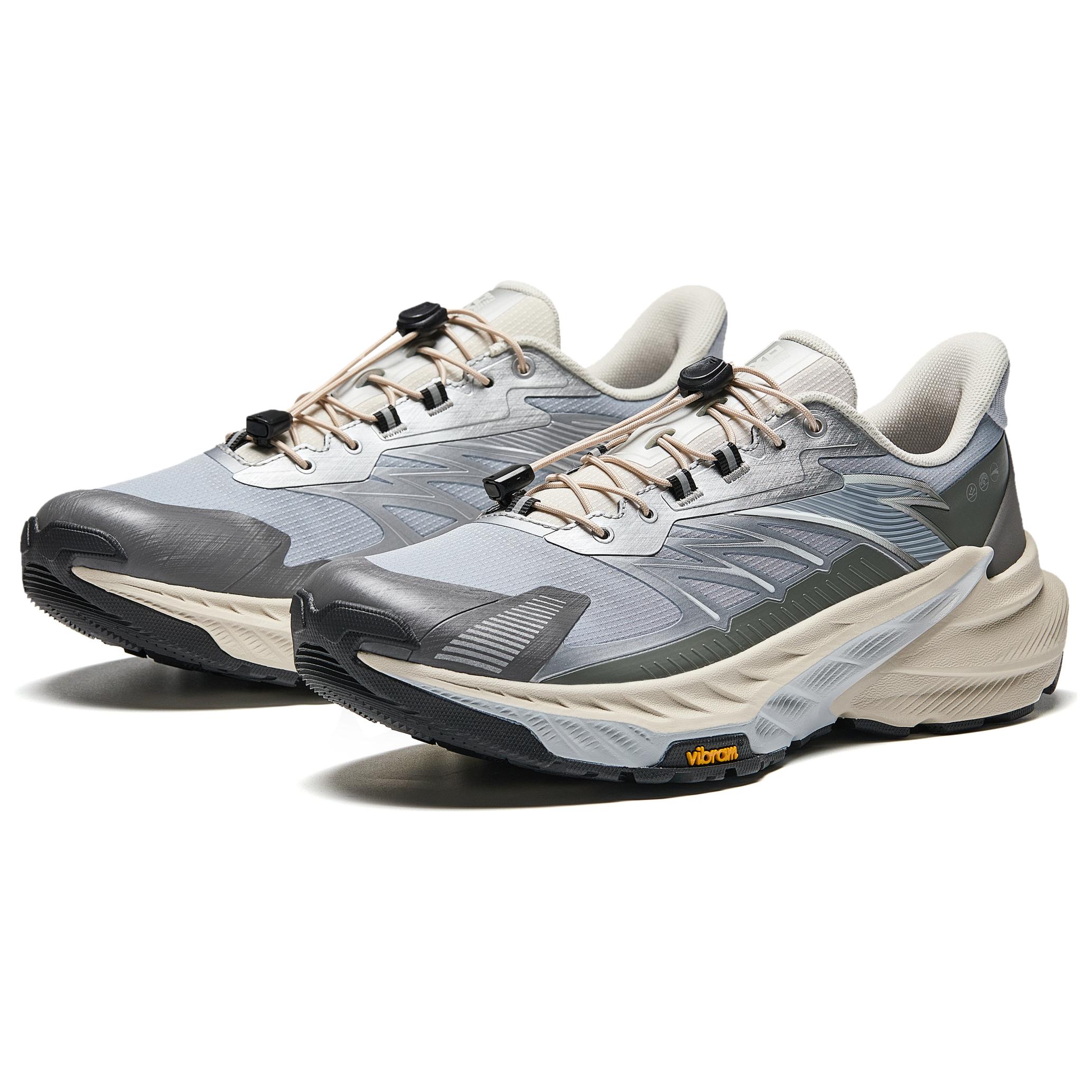 Anta Wild Exploration Cushioning Slip Resistant Cushioning Slip Resistant Low top Running Shoes Men’s White Gray
