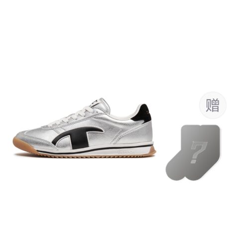 Champion Synthetic Leather Balance Low top Running Shoes Women’s Silver White/Black