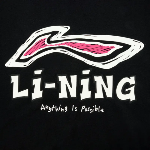 Li Ning Casual Sportswear Unisex Black+Black