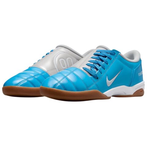Nike Total 90 IIl Synthetic Leather Slip Resistant Abrasion Resistant Soccer Shoes Unisex University Blue