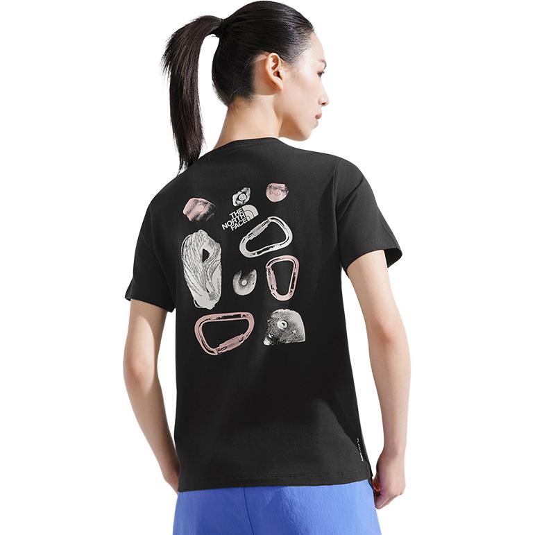 THE NORTH FACE SS25 Quick Dry T Shirts Women’s Cosmic Black