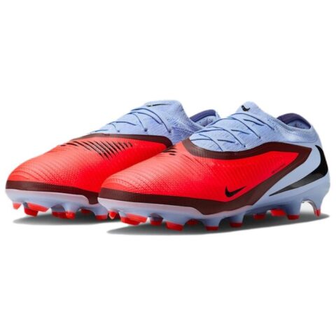 Nike Phantom 6 Slip Resistant, Abrasion Resistant, Breathable Soccer Shoes Unisex Blue Red