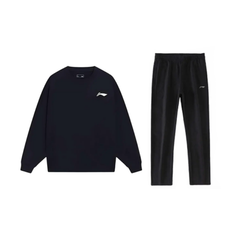 Li Ning Casual Sportswear Unisex Black+Black