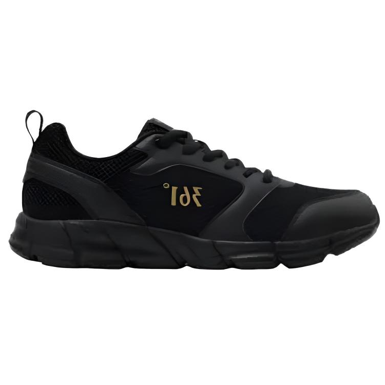361° Low top Casual Training Long Distance Running Shoes Men’s Black Gold