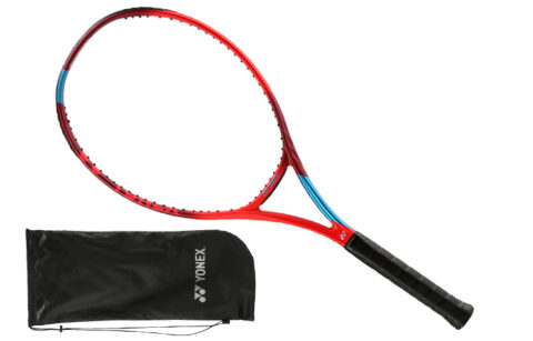 YONEX VCORE Collection 100YX 300g 100in² Tango Red Unisex Full Carbon Tennis Rackets